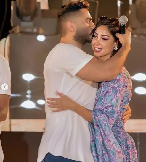 تامر حسني وبسمة بوسيل
