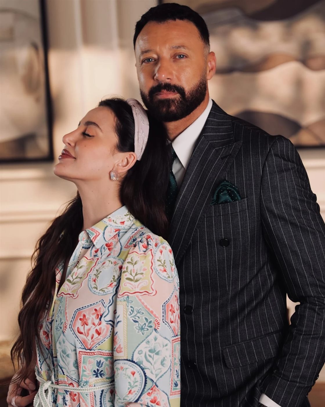  أحمد فهمي والفنانة السورية مرام علي