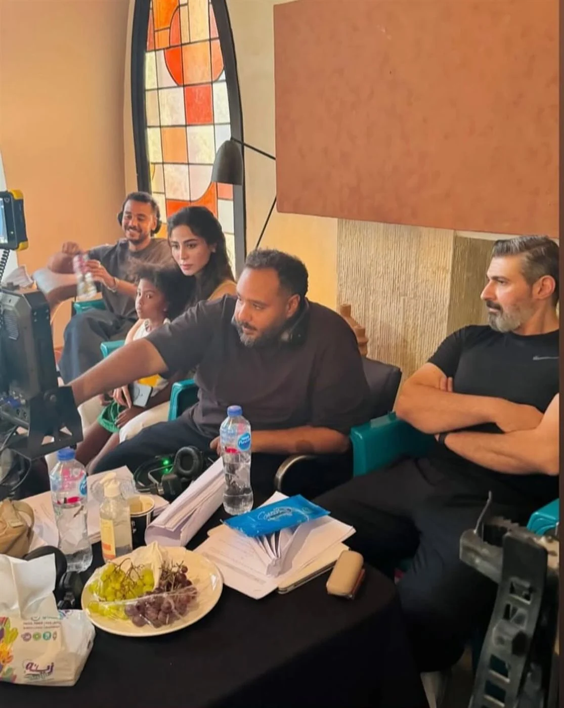 من تصوير مسلسل 