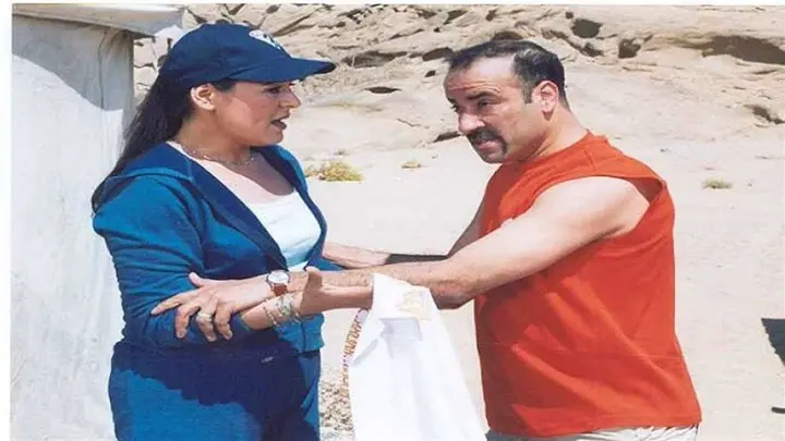 نيفين مندور ومحمد سعد بفيلم “اللي بالي بالك”