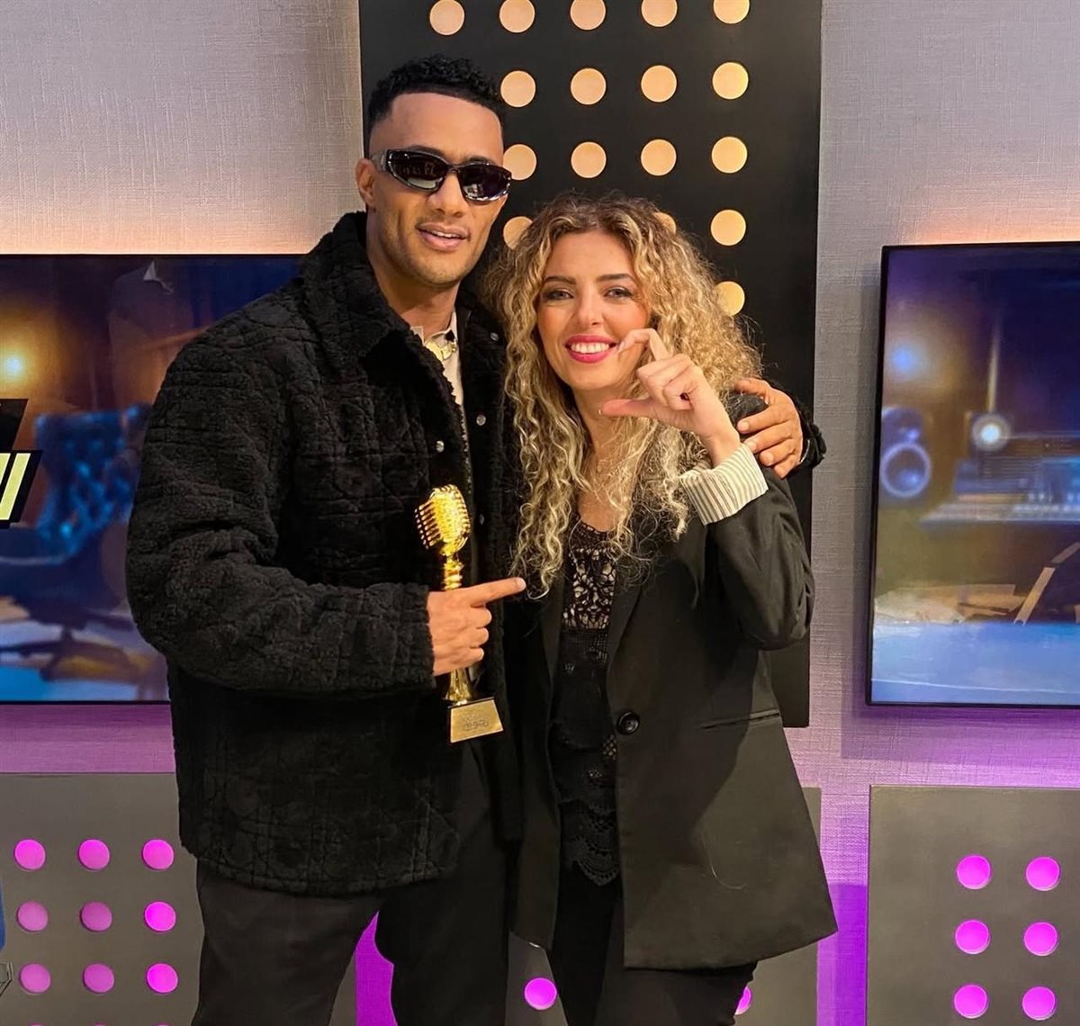 محمد رمضان وجيهان عبدالله