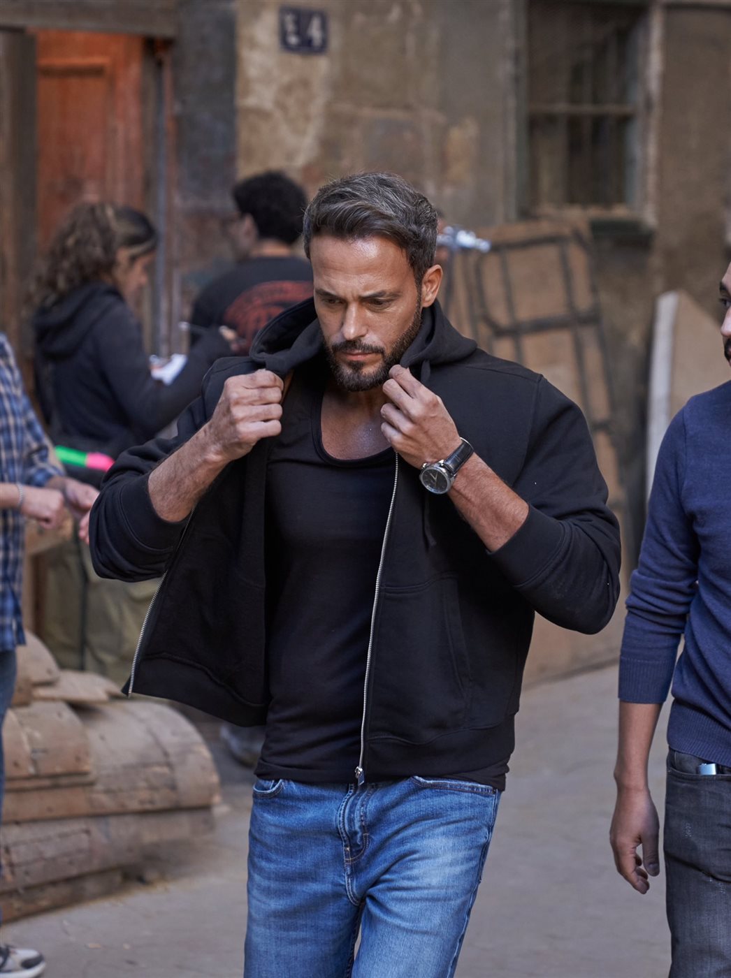 يوسف الشريف من كواليس تصوير 