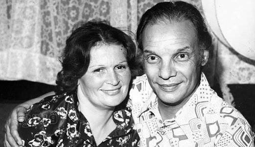 فيروز وزوجها الفنان بدر الدين جمجوم