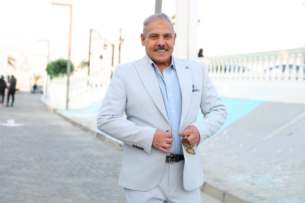 محمد رضوان بصحبة نجوم الفن من حفل خطوبة ابنته ريم