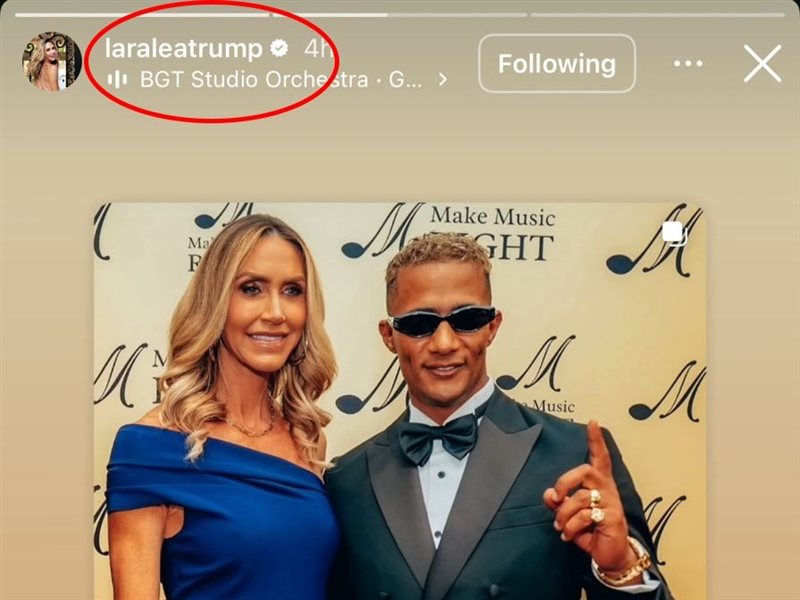لارا ترامب و محمد