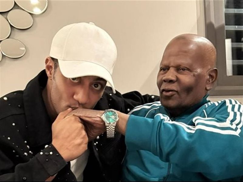 محمد رمضان ووالده