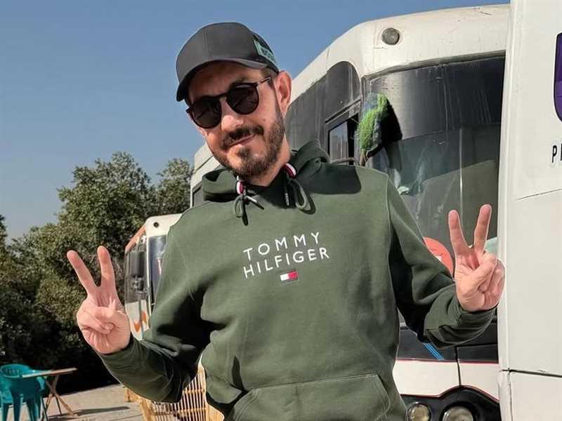 أحمد زاهر من كواليس تصوير مسلسل 