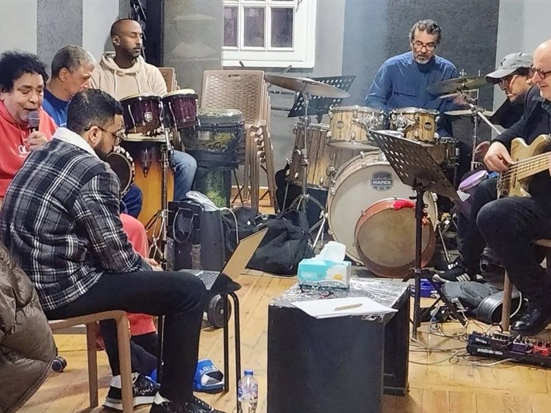 بروفات مكثفة للكينج قبل لقاء دبي مع ويجز