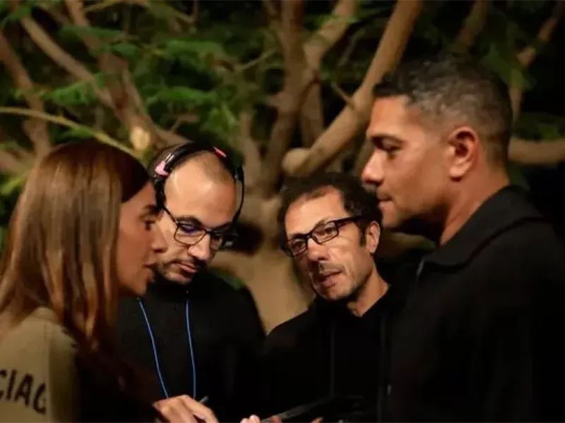 من تصوير مسلسل 