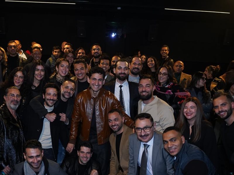 أمير المصري في العرض الخاص لفيلم Giant