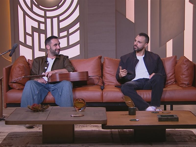 مغني الراب زاب ثروت والفنان والموزع الموسيقي ماهر الملاخ