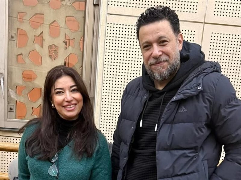 غادة رجب أثناء بروفة حفل دار الأوبرا المصرية 