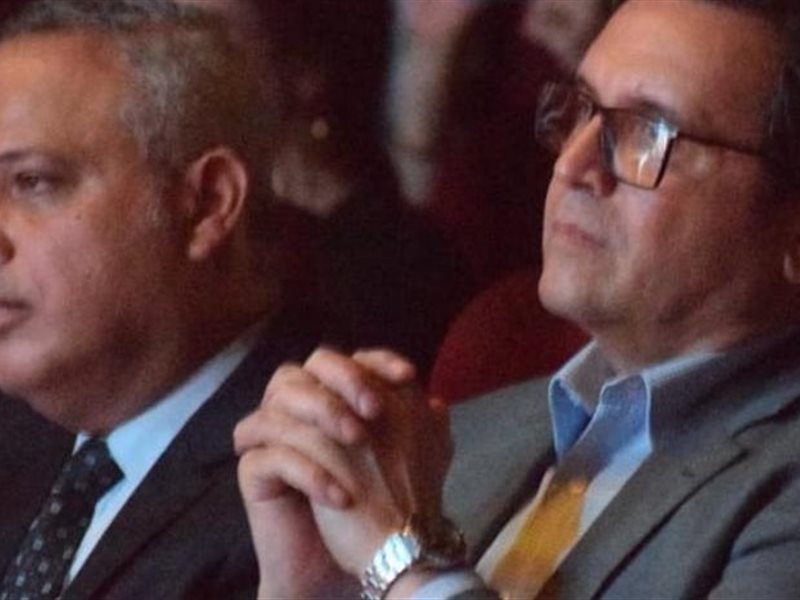 وزير الثقافة أحمد فؤاد هنو وتامر عبد المنعم 