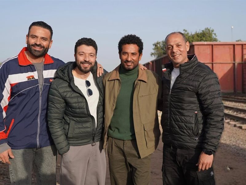 عمر السعيد وعمرو سعد والمخرج أحمد خالد موسى