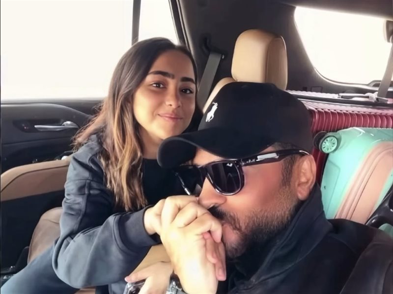 تامر حسني وابنته تاليا