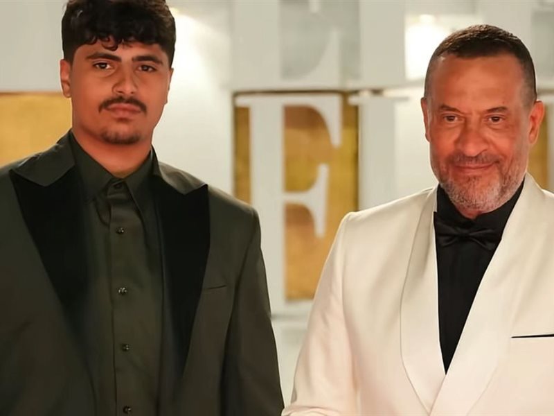 ماجد المصري ونجله آدم 