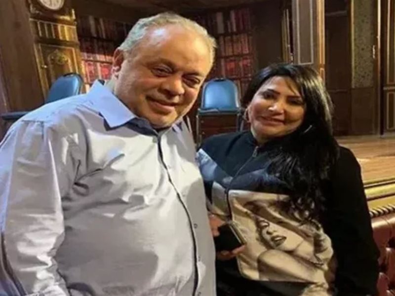 بدرية طلبة وأشرف زكي 