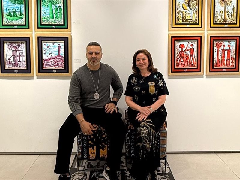 إلهام شاهين وأحمد فريد