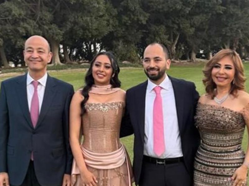 خطوبة ابن عمرو أديب ولميس الحديدي 