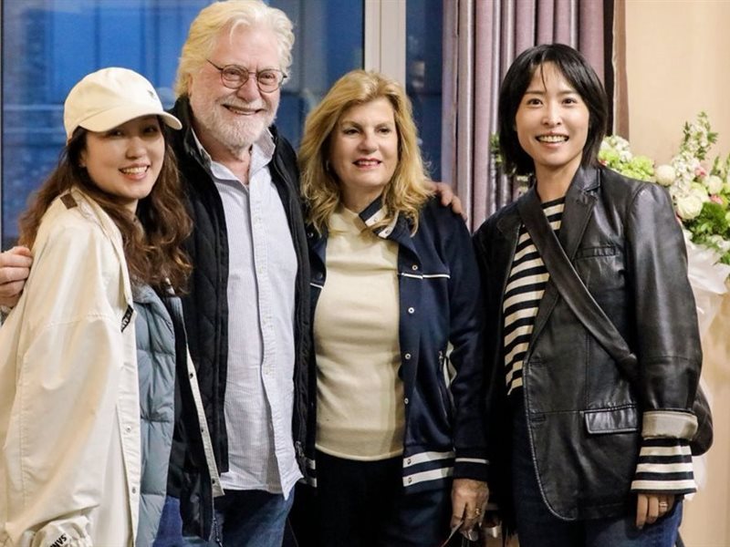 حسين فهمي أثناء تحضيرات فيلم