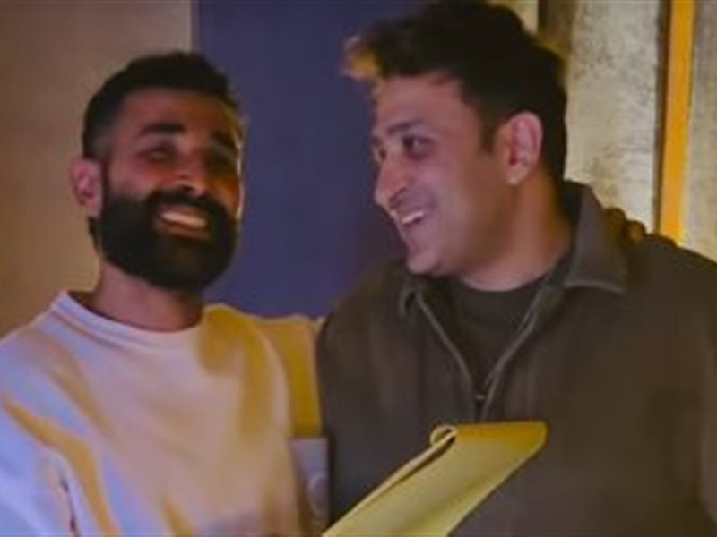 أحمد سعد والشاعر تامر حسين