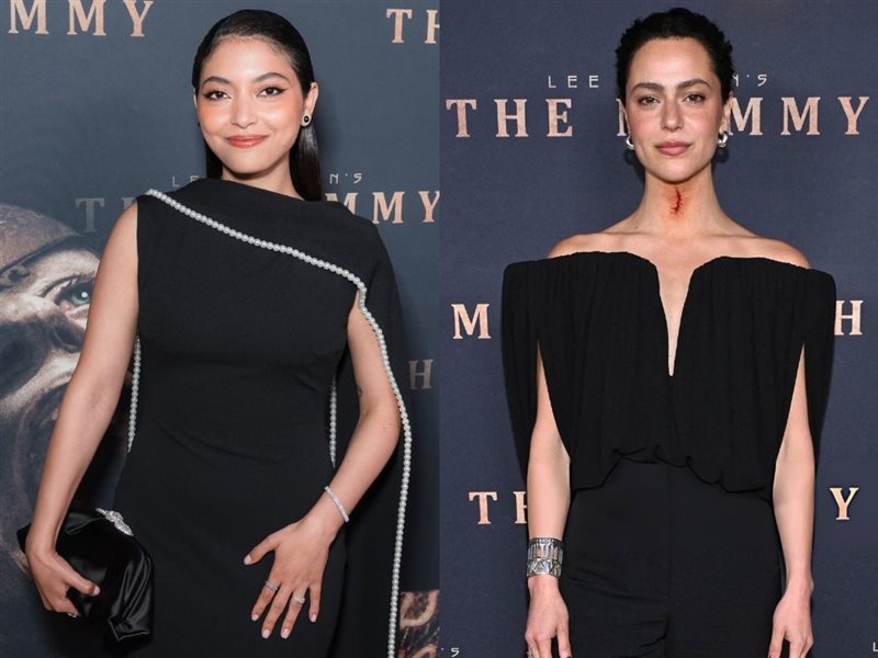 الممثلة الأمريكية مي قلماوي ومي الغيطي