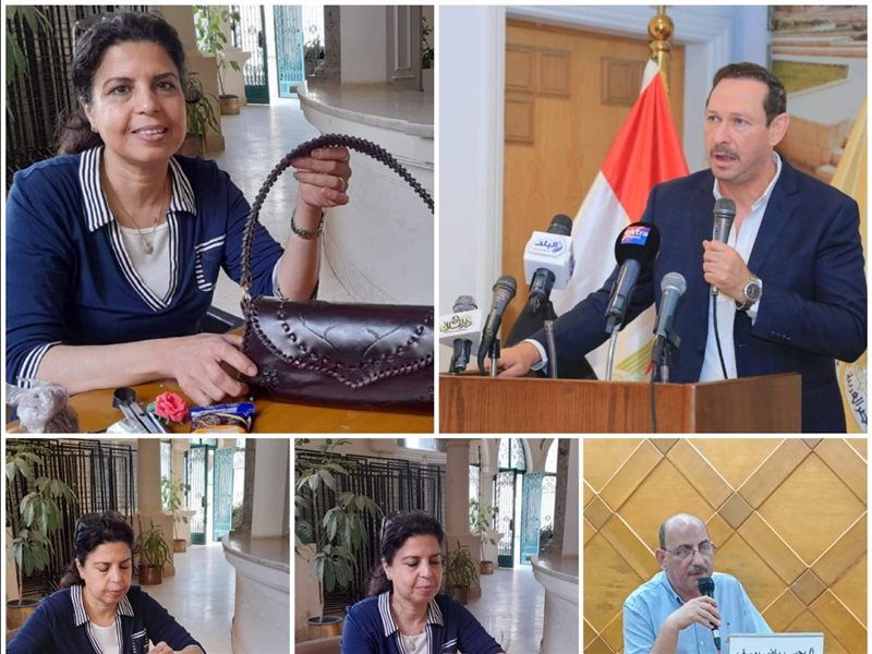 مكتبة القاهرة الكبرى تطلق ورشة لتعليم صناعة الشنط الجلدية