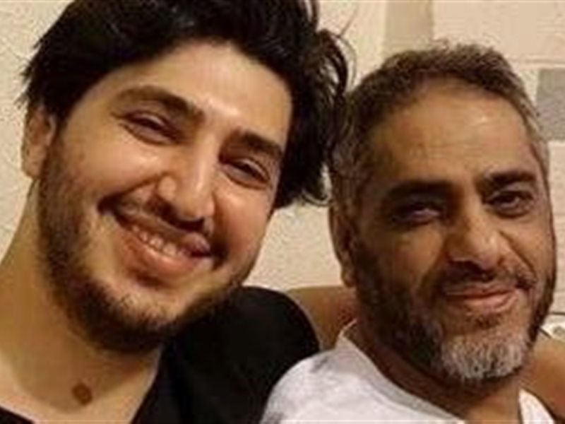 فضل شاكر وابنه
