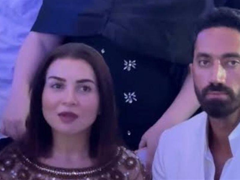 مي عز الدين وزوجها أحمد تيمور
