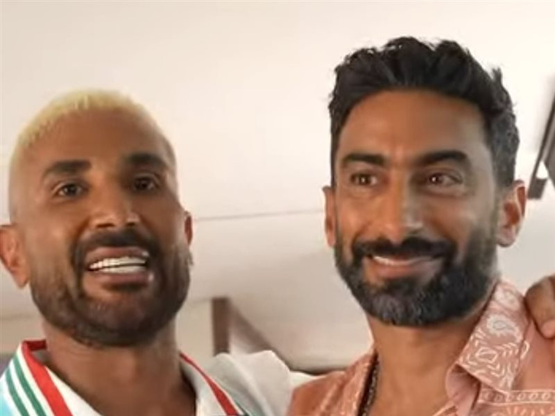 أحمد سعد وأنس بوخش 