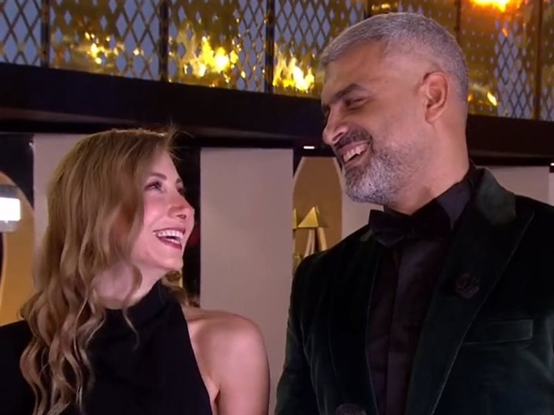 دياموند أبو عبود وزوجها هاني عادل